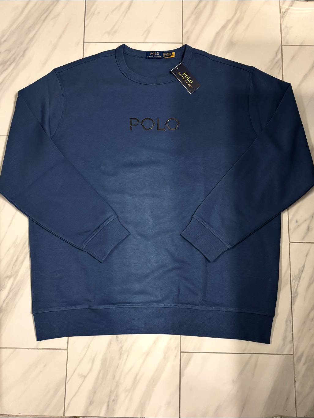Men’s Polo Ralph Lauren Big And Tall Double Knit Pullover Sweatshirt